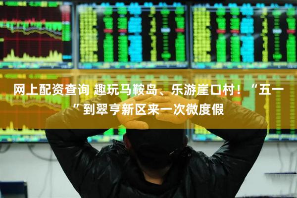 网上配资查询 趣玩马鞍岛、乐游崖口村！“五一”到翠亨新区来一次微度假